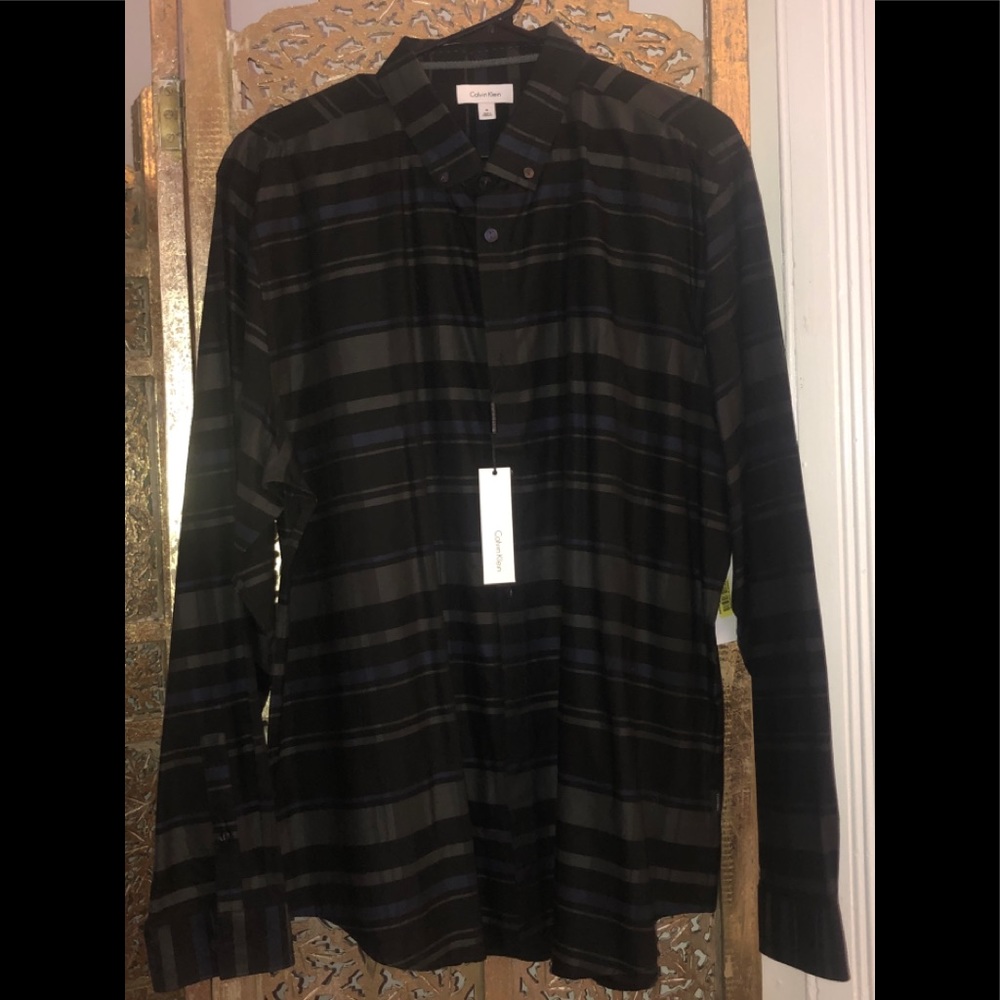 Calvin Klein Long Sleeve Button Down